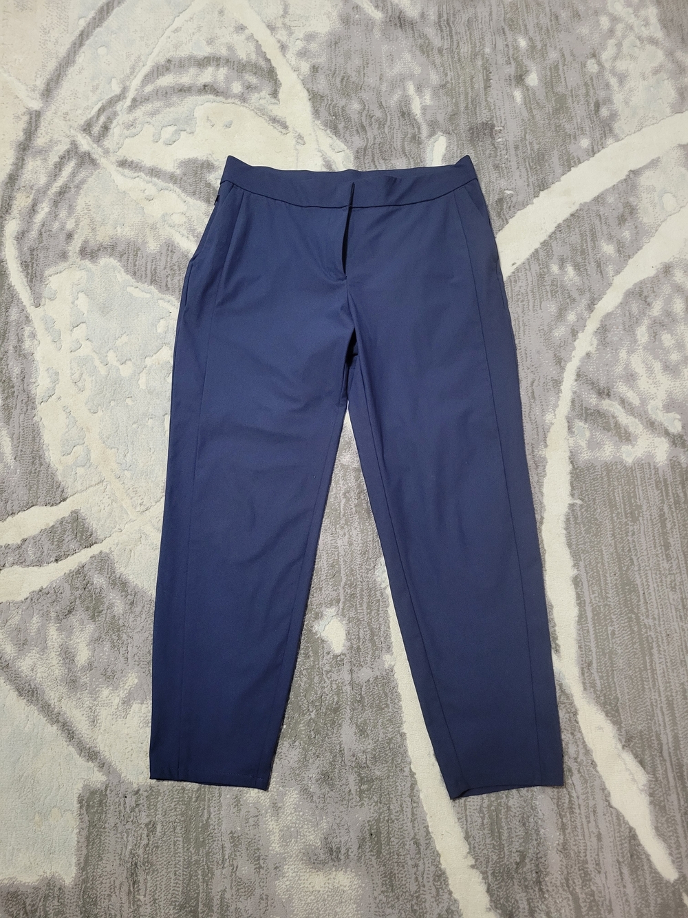 Modern Ambition Women's Tailored Navy Ankle Trousers Size 12